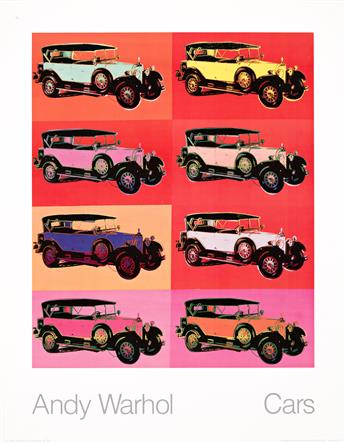 ANDY WARHOL (AFTER) Two Cars posters.